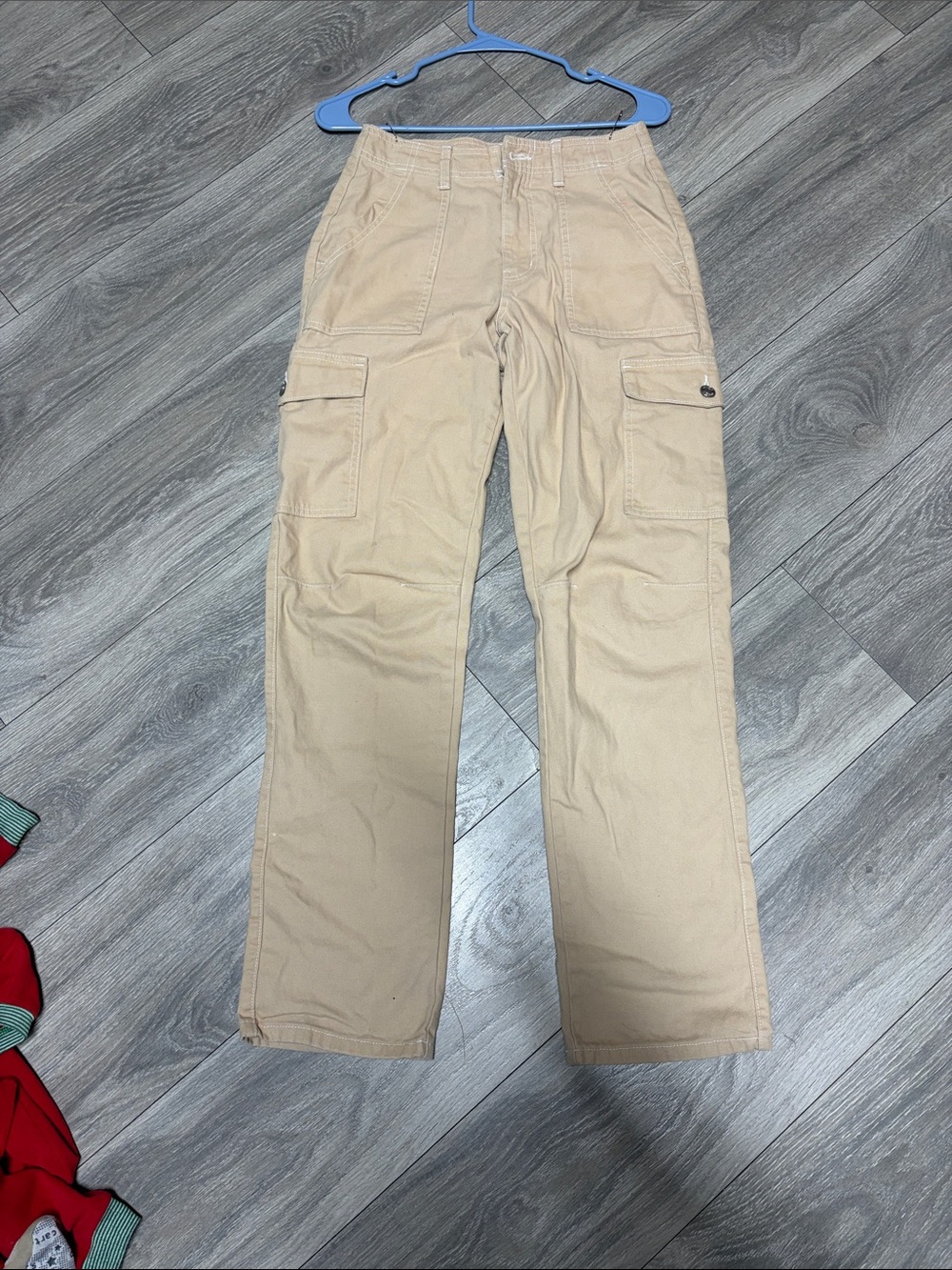 Beige Cargo Pants